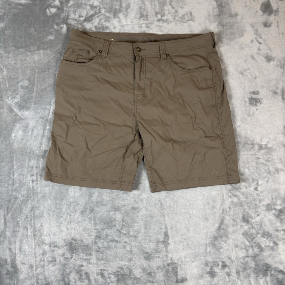 PrAna Shorts Mens 38 Athletic Trail Work Rugged Bottoms Hiking 9" Inseam